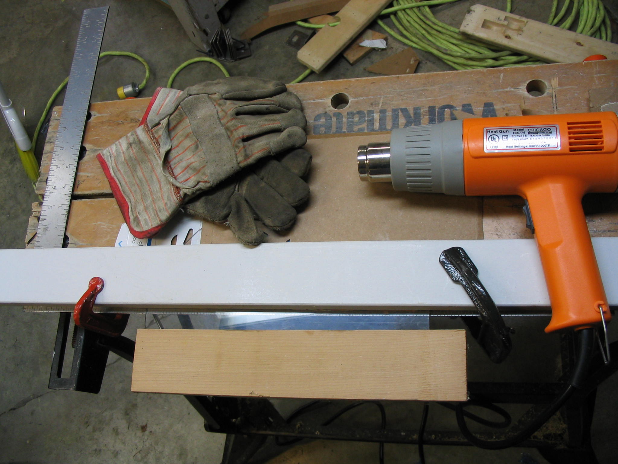 Heat gun for bending 