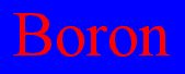 Boron