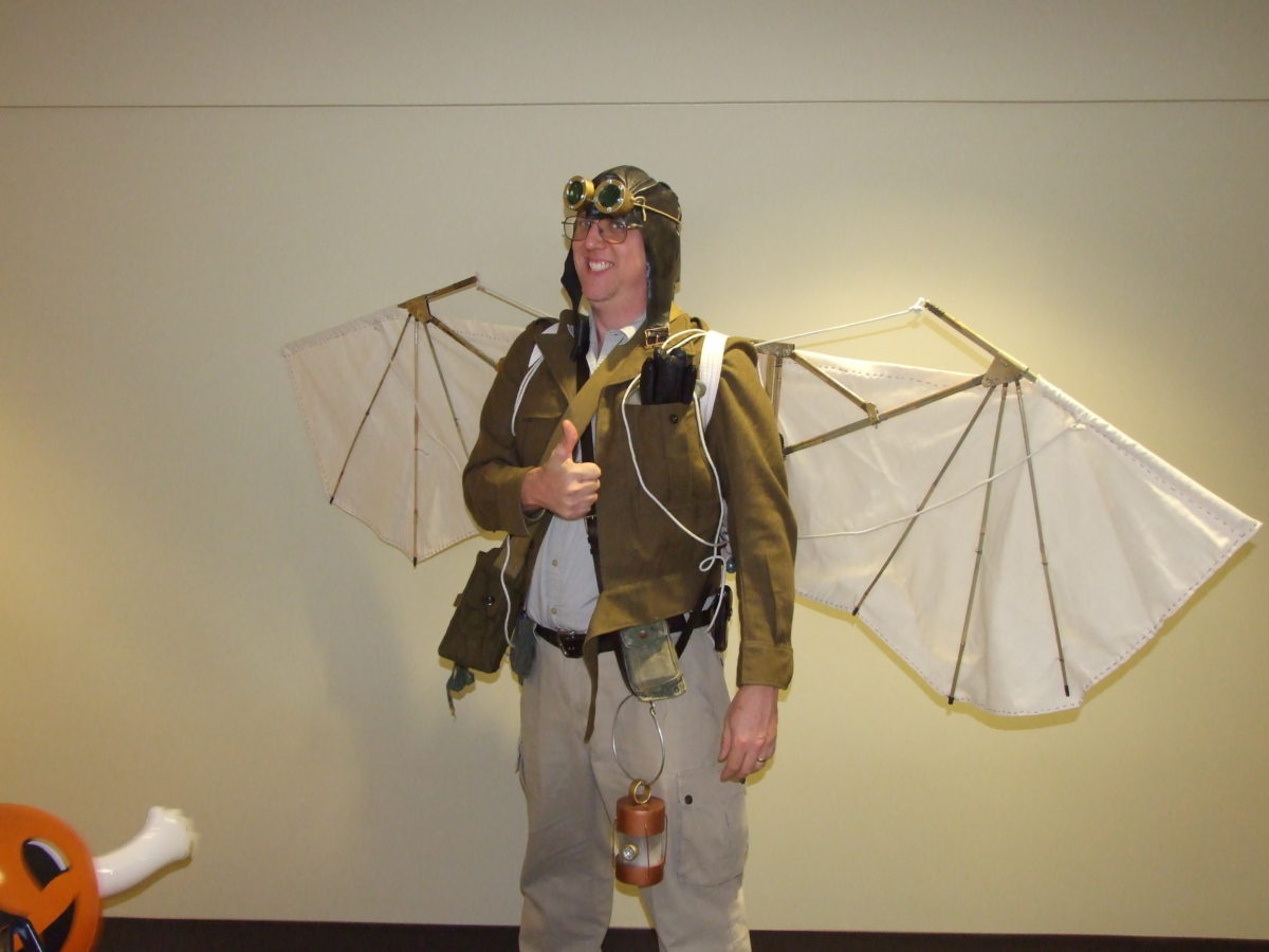 Halloween 2008: Crazy Aviator Costume
