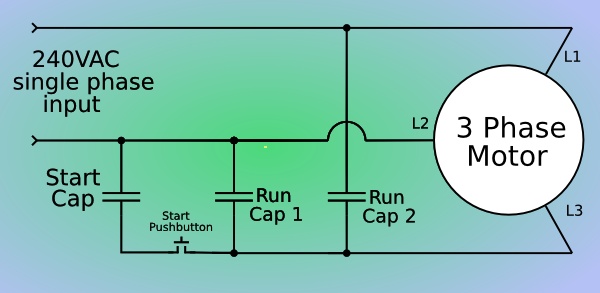 Phase converter schematic